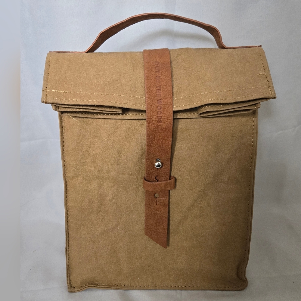 Out of the Woods Faux Paper Bag Lunch Bag Insulated Reusable
